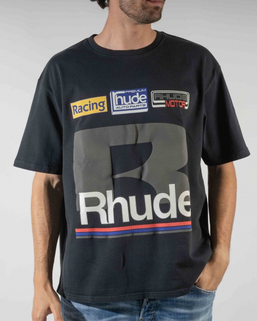 T-Shirt RHUDE PETROL PATCH