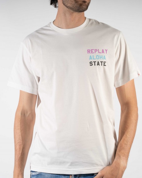T-Shirt REPLAY amb texte i...