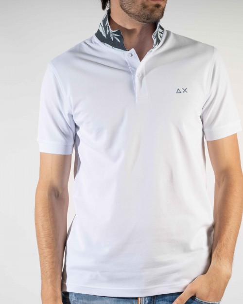Polo SUN68 estampado floral...