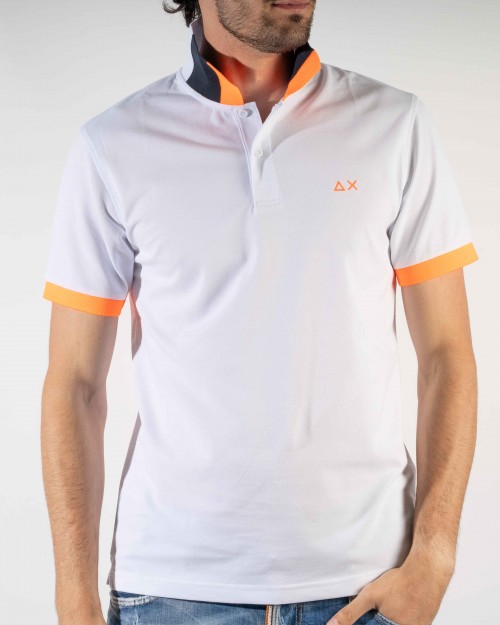 Polo SUN68 CONTRASTOS A35123