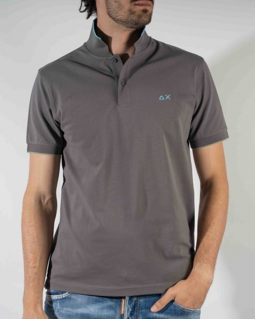 Polo SUN68 amb rivets en...
