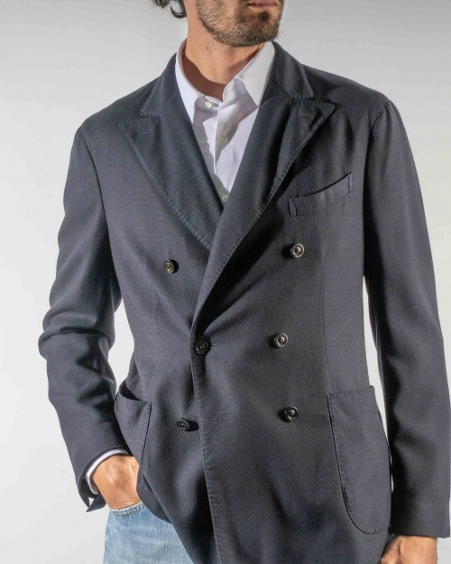 Blazer creuat BOGLIOLI blau...